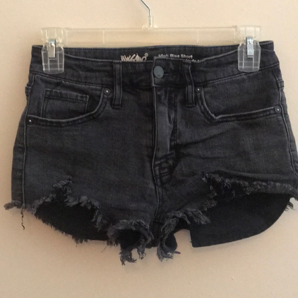 Mossimo high rise distressed jean shorts